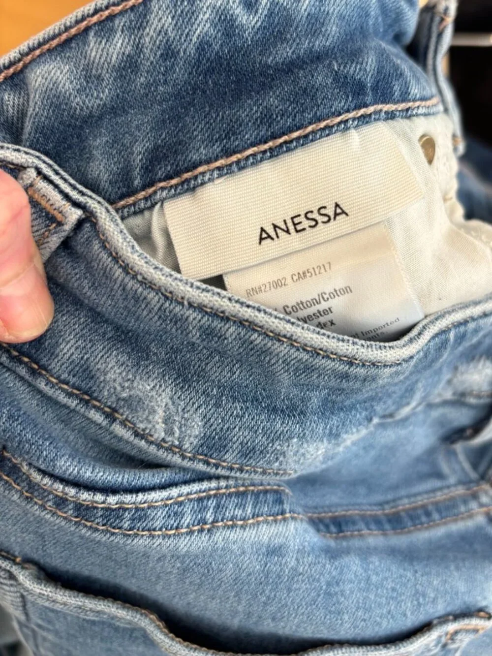 Paige Anessa Petite Wide Leg Jean - 27 - Picture 10 of 10